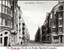 Die Brommy-Straße in Kiel
