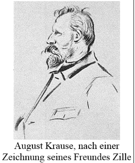 August Krause, nach einer Zeichnung seines Freundes Zille