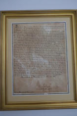 Gedenkschrift des Kaisers zur Einweihung