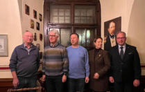 der frisch gewählte Vorstand: v.L. Klaus Bischoff (Geschäftsführer), Michael Kurz (Schriftführer), Carsten Wolff (folgt auf Mathias Nigetiet als 2. Vorsitzender), Claudia Mais (Schatzmeisterin), Heiko Kühling (1.Vorsitzender)